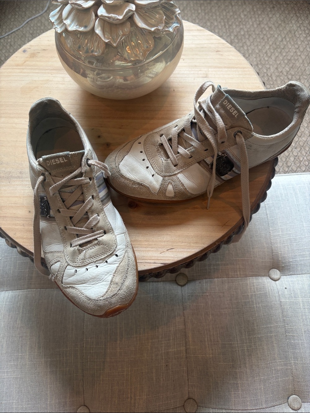 Diesel Vintage “Cheju” Low-Top Suede Trainers Size 9